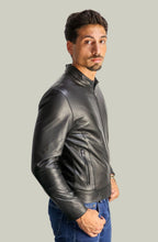 Giacca 365 in Pelle Nero da Uomo