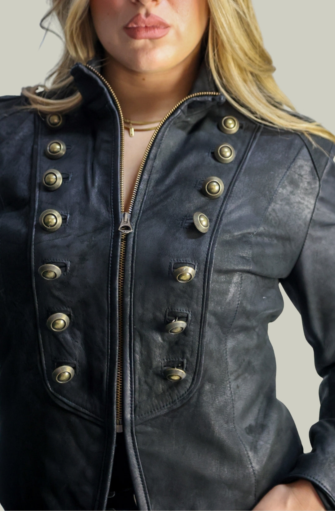 Giacca in Vera Pelle Modello k250 | 100% Made in Italy