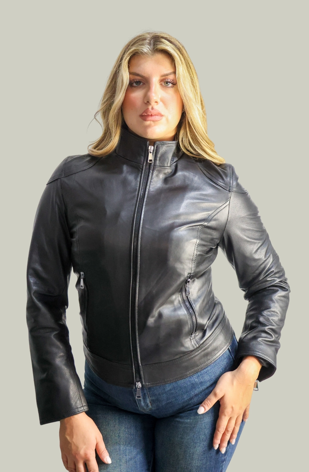 Giacca in Vera Pelle Modello k721 | 100% Made in Italy