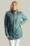 Giacca in Vera Pelle Modello K250 lungo Verde | 100% Made in Italy