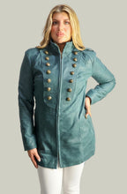 Giacca in Vera Pelle Modello K250 lungo Verde | 100% Made in Italy