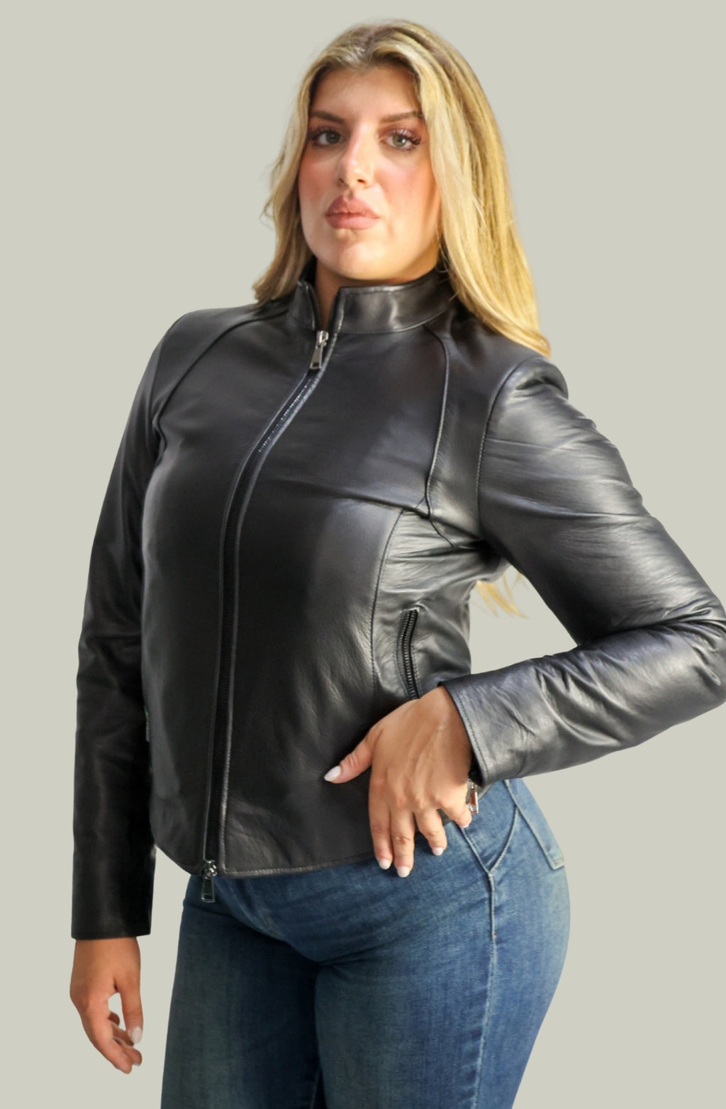 Giacca in Vera Pelle Modello Florence | 100% Made in Italy