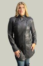 Giacca in Vera Pelle Modello Noemi Lungo | 100% Made in Italy